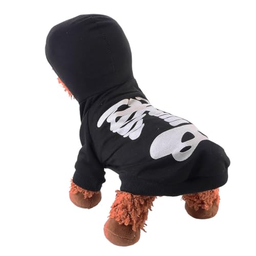 ANDRESLAD Halloween Hundekostüm Nachtleuchtendes Skelette-Design aus Sicherer Bequem und Langlebig für Kleine Hunde und Katzen Maschinenwaschbar für Kostümpartys und Outdoor-aktivitäten ANDRESLAD Halloween Hundekostüm Nachtleuchtendes Skelette-Design aus Sicherer Bequem und Langlebig für Kleine Hunde und Katzen Maschinenwaschbar für Kostümpartys und Outdoor-aktivitäten von ANDRESLAD