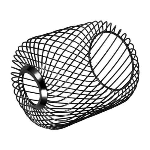 ANDRESLAD Industrieller Metall Lampenschirm Schwarz Spiral Design Hängende Pendelleuchte Ersatz Lampenzubehör für Bars Restaurants Wohnzimmer Esszimmer ANDRESLAD Industrieller Metall Lampenschirm Schwarz Spiral Design Hängende Pendelleuchte Ersatz Lampenzubehör für Bars Restaurants Wohnzimmer Esszimmer von ANDRESLAD