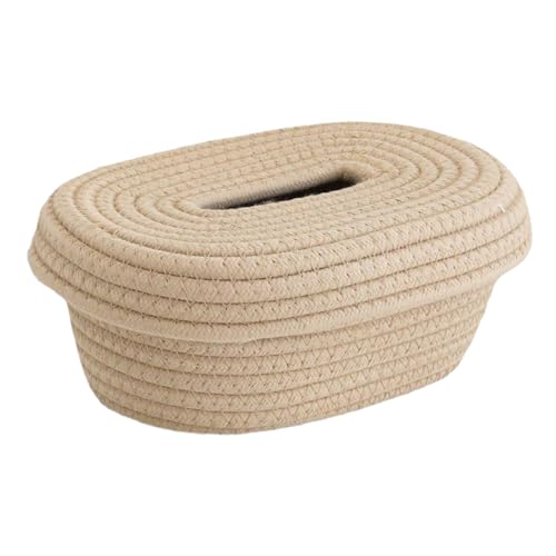 ANDRESLAD Japanischer Baumwollseil gewebter Taschentuchhalter Dekorative Aufbewahrungsbox mit Deckel Weiche Langlebige Tissue Box für Schreibtisch Wohnzimmer Büro und Auto Praktischer ANDRESLAD Japanischer Baumwollseil gewebter Taschentuchhalter Dekorative Aufbewahrungsbox mit Deckel Weiche Langlebige Tissue Box für Schreibtisch Wohnzimmer Büro und Auto Praktischer von ANDRESLAD