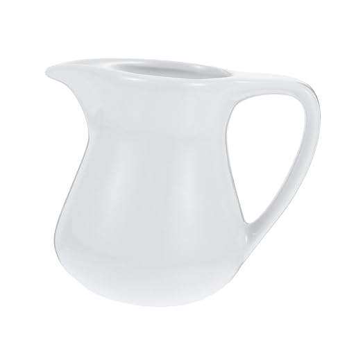 ANDRESLAD Keramik Milchbecher Kaffeetasse mit Henkel für Milchschaum Sauce Küchenbehälter Spülmaschinenfest Hitzebeständig Geeignet für Kaffee Cappuccino ANDRESLAD Keramik Milchbecher Kaffeetasse mit Henkel für Milchschaum Sauce Küchenbehälter Spülmaschinenfest Hitzebeständig Geeignet für Kaffee Cappuccino von ANDRESLAD