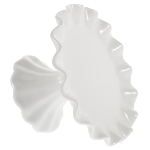 ANDRESLAD Keramik Tortenständer Hoher Fuß Wellenrand Dekorativer Kuchen Obstteller Vielseitiger Food Tray für Snacks Trockenfrüchte Kekse und Dessert Präsentation ANDRESLAD Keramik Tortenständer Hoher Fuß Wellenrand Dekorativer Kuchen Obstteller Vielseitiger Food Tray für Snacks Trockenfrüchte Kekse und Dessert Präsentation von ANDRESLAD