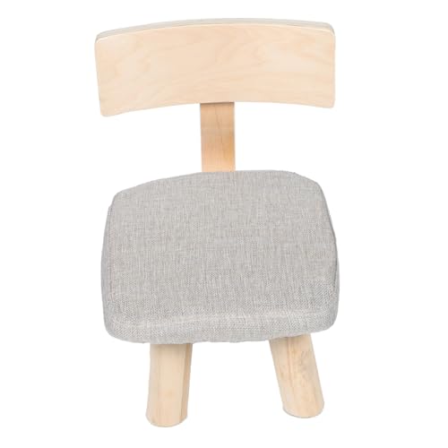 ANDRESLAD Kinderstuhl Rückenhocker Ergonomisch aus Holz für Kleinkinder Sicherer Familienstuhl für Schlafzimmer Spielzimmer Wohnzimmer Kinderrückenstuhl für Kindergarten Anti Fall Hocker von ANDRESLAD