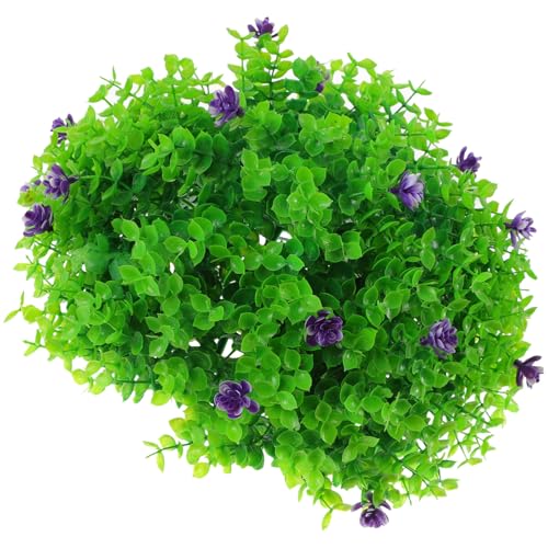 ANDRESLAD Künstliche Eukalyptus Topiary Kugel Grün mit Blüten Wetterfeste Dekokugel für Hängende Gartendekoration Stilvolle Grünpflanze für Zuhause Hochzeit Innen Außenbereich ANDRESLAD Künstliche Eukalyptus Topiary Kugel Grün mit Blüten Wetterfeste Dekokugel für Hängende Gartendekoration Stilvolle Grünpflanze für Zuhause Hochzeit Innen Außenbereich von ANDRESLAD