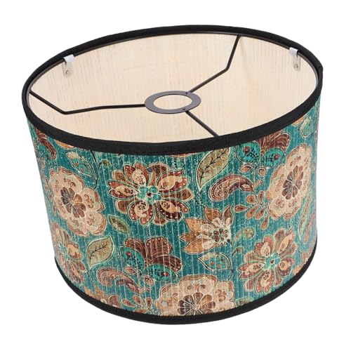 ANDRESLAD Lampenschirm Deckenlampe Retro Hängelampe mit Natürlichem Warmem Licht für Wohnzimmer Schlafzimmer und Bar Dekorativer Lampenschirm aus Nachhaltigem Material für Pendelleuchten von ANDRESLAD