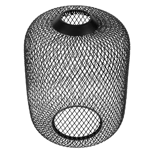 ANDRESLAD Laterne Aus Schmiedeeisen Kronleuchter Lampenschirm Austausch Von Lampenschirmen Lichtschatten Hängender Lampenschirm Pendelleuchtenschirm Mesh-lampenschirm Stehlampenschirme Black von ANDRESLAD