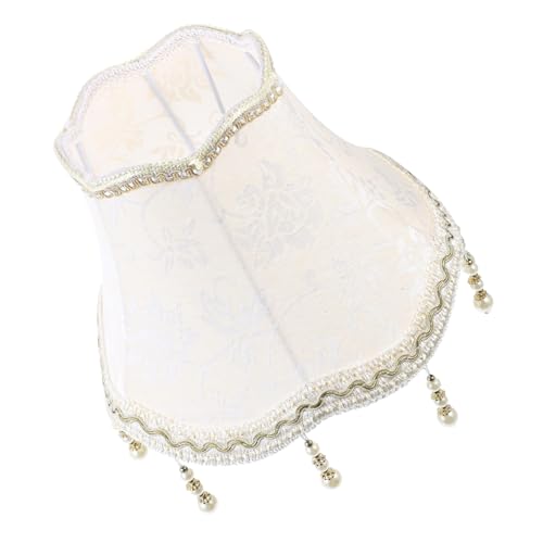 ANDRESLAD Macrame Lampenschirm Tischlampe Beige Beads Lichtschatten Vintage Retro Schlafzimmer Dekor Langlebig Installieren ANDRESLAD Macrame Lampenschirm Tischlampe Beige Beads Lichtschatten Vintage Retro Schlafzimmer Dekor Langlebig Installieren von ANDRESLAD