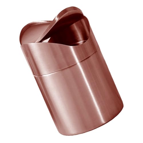 ANDRESLAD Mini Edelstahl Abfalleimer mit Deckel Kompakt und Vielseitig für Schreibtisch Bad Auto Praktischer Geruchsdichter Müllbehälter in Elegantem Roségold für Büro und Unterwegs ANDRESLAD Mini Edelstahl Abfalleimer mit Deckel Kompakt und Vielseitig für Schreibtisch Bad Auto Praktischer Geruchsdichter Müllbehälter in Elegantem Roségold für Büro und Unterwegs von ANDRESLAD