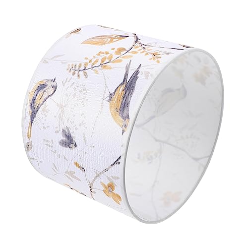 ANDRESLAD Moderner Runder Stoff lampenschirm Dekoratives Lampenzubehör für Tisch Hängelampen Langlebig Farbbeständig Praktischer Ersatz für Wohnzimmer Nachttischlampen von ANDRESLAD