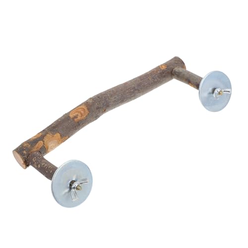 ANDRESLAD Parrot Standing Rod Holz U Förmig mit Futter und Nagelspielzeug Vogelkäfig Zubehör für Kleine bis Mittelgroße Vögel Installieren als Sitzstange und Zahnknabberhilfe ANDRESLAD Parrot Standing Rod Holz U Förmig mit Futter und Nagelspielzeug Vogelkäfig Zubehör für Kleine bis Mittelgroße Vögel Installieren als Sitzstange und Zahnknabberhilfe von ANDRESLAD