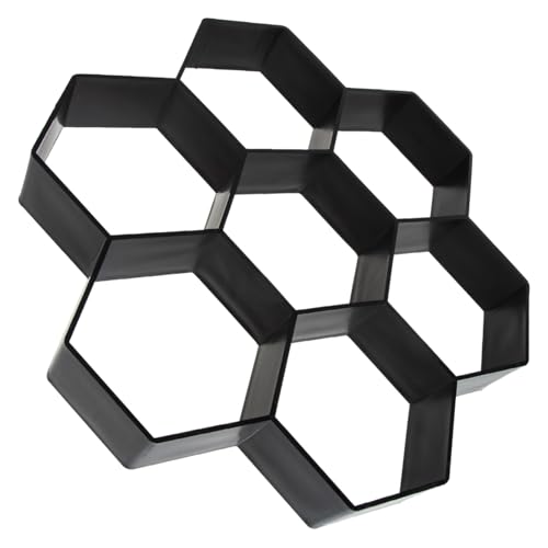 ANDRESLAD Plastik Pflasterform Gehweg Beton Gießform DIY Garten Pfad Maker Wiederverwendbar für Trittsteine Wegplatten Terrassenplatten Gartenwege von ANDRESLAD