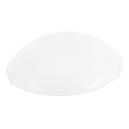 ANDRESLAD Runder Deckenlampenschirm aus Robustem PC material Einfach zu Reinigen Schnelle Montage ohne Werkzeug Modernes Design für Schlafzimmer Flur und Treppenhaus Einlass für von ANDRESLAD