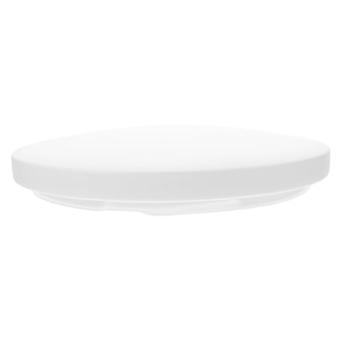 ANDRESLAD Rundes Deckenlampen-abdeckungserset Kunststoff Lichtdiffusor für Einbauleuchten LED Lampenschirm Blendfreier Lampenschirm für Küche Flur Balkon Drei Nutdesign von ANDRESLAD