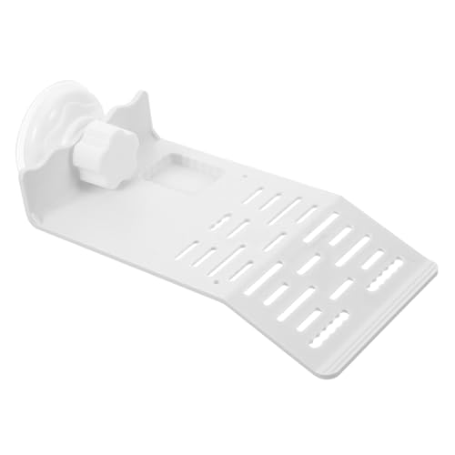 ANDRESLAD Schildkröten Sonnenplattform mit Saugnapf Kleine Weiße Aquarien baskingtreppe aus Kunststoff Dekorative Kletter Trockeninsel für Wasserschildkröten Terrarienzubehör zur von ANDRESLAD