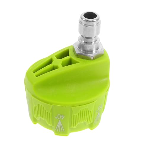 ANDRESLAD Schnellverschluss Hochdruckreiniger Düse Grün Einstellbare Strahlregulierung Linear bis Fächer Starke Reinigungsleistung für Garten Waschschlauch Einfache Montage Vielseitig ANDRESLAD Schnellverschluss Hochdruckreiniger Düse Grün Einstellbare Strahlregulierung Linear bis Fächer Starke Reinigungsleistung für Garten Waschschlauch Einfache Montage Vielseitig von ANDRESLAD