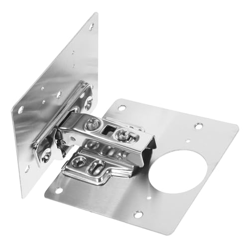 ANDRESLAD Schranktürscharnier aus Edelstahl mit Reparaturplatte Selbstschließend Geräuscharm Robust und Langlebig Passend für Küchenschränke und Möbelmontage ANDRESLAD Schranktürscharnier aus Edelstahl mit Reparaturplatte Selbstschließend Geräuscharm Robust und Langlebig Passend für Küchenschränke und Möbelmontage von ANDRESLAD