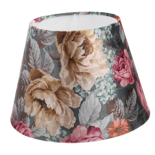 ANDRESLAD Seidensamt Lampenschirm mit Blumenmuster Stoff Lampenabdeckung für Tischlampe Dekorativer Praktischer Lampenschirm für Schlafzimmer Wohnzimmer Vielseitig Einsetzbar ANDRESLAD Seidensamt Lampenschirm mit Blumenmuster Stoff Lampenabdeckung für Tischlampe Dekorativer Praktischer Lampenschirm für Schlafzimmer Wohnzimmer Vielseitig Einsetzbar von ANDRESLAD