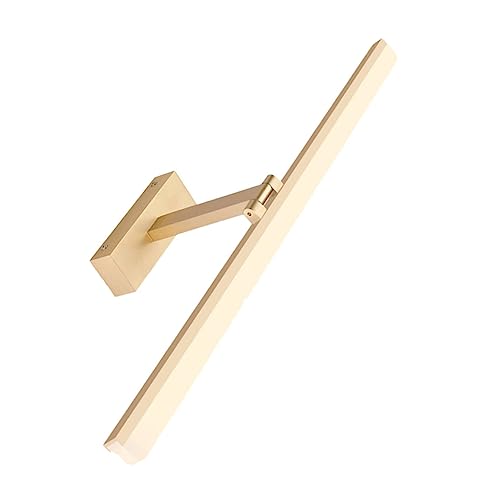 ANDRESLAD Spiegelleuchte Badezimmer LED Wandlampe Gold für Waschtisch und Schlafzimmer Einfache Installation Design Beleuchtung von ANDRESLAD