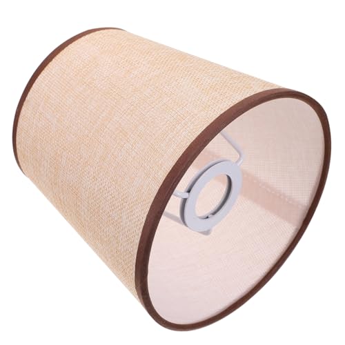 ANDRESLAD Stilvoller Stoff lampenschirm Praktischer Lampenschirm aus Leinen Einfacher Lampenbezug für Wand Steh Deckenleuchten Leicht zu Installieren Diffuse Lichtwirkung Warme von ANDRESLAD