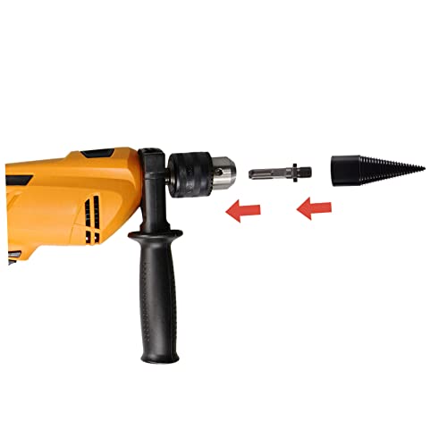 ANDRESLAD Teiliges Holzspalter bohrerset mit Austauschbaren Griffen Hitzebehandelter Splitting drillbit für Brennholz Tiefe Gewindespitze für Effizientes Spalten Großer Holzscheite von ANDRESLAD
