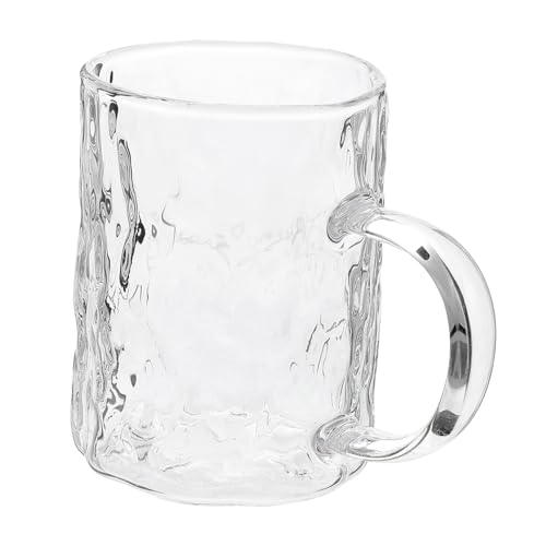 ANDRESLAD Transparenter Hitzebeständiger Glasbecher mit Henkel Bruchsicherer Trinkbecher für Kaffee Tee und Saft Praktischer Haushaltsbecher für Täglichen Gebrauch im Zuhause ANDRESLAD Transparenter Hitzebeständiger Glasbecher mit Henkel Bruchsicherer Trinkbecher für Kaffee Tee und Saft Praktischer Haushaltsbecher für Täglichen Gebrauch im Zuhause von ANDRESLAD