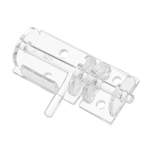ANDRESLAD Transparenter Selbstklebender Türriegel Mini scharnierverschluss ohne Bohren für Türen und Fenster Einfache Montage Zuverlässige Vielseitig Einsetzbar Unauffälliges Design von ANDRESLAD