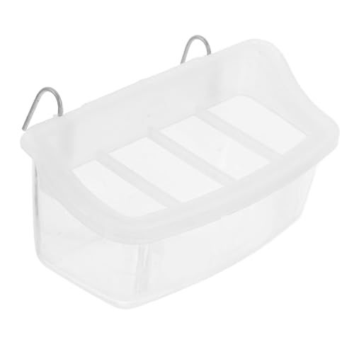 ANDRESLAD Transparenter Vogelfutterspender mit Spritzschutz Vielseitig Hängbar Innen und Außen Geeignet für Papageien Wellensittiche und Nymphensittiche Installieren Futterkontrollierender ANDRESLAD Transparenter Vogelfutterspender mit Spritzschutz Vielseitig Hängbar Innen und Außen Geeignet für Papageien Wellensittiche und Nymphensittiche Installieren Futterkontrollierender von ANDRESLAD