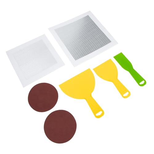ANDRESLAD Wall Repair Kit Aluminium Trockenbau Spachtel Metall patches Spachteln und Schleifpads Wand Ausbessern und Risse Reparieren für Zuhause und Büro von ANDRESLAD
