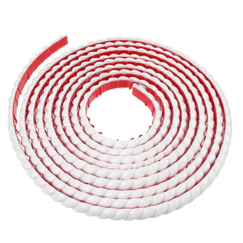 ANDRESLAD Abschlussleiste Wandverkleidung Eckleistenverkleidung Schrankbänderung Verkleidung Für Wandecken Selbstklebende Wandeckenverkleidung Schrankband Garderobenbänderung Flexible Schrankkante von ANDRESLAD