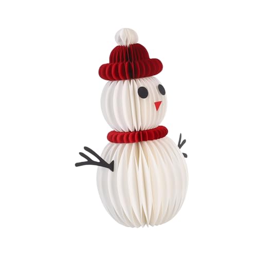 ANDRESLAD Weihnachtlicher Schneemann-honigwaben-tischdeko Wiederverwendbar Platzsparend Attraktive Winterdekoration für Festliche Esstische und Partygestaltung ANDRESLAD Weihnachtlicher Schneemann-honigwaben-tischdeko Wiederverwendbar Platzsparend Attraktive Winterdekoration für Festliche Esstische und Partygestaltung von ANDRESLAD