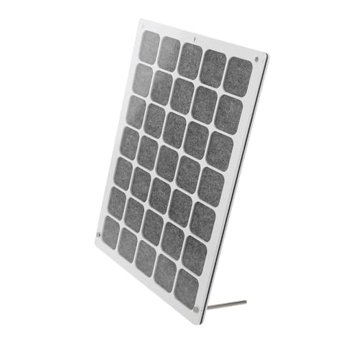 Vitrine Für Pin-sammlung: Doppelseitiges Wandbehangetui – Staubdichter Organizer Für Emaille-pins/medaillen – Transparente Vitrine Für Bastler Und Sammler 36,5 X 26,8 Cm von ANDRESLAD
