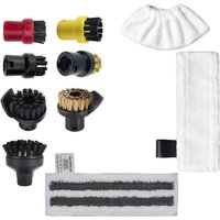 10-teiliges Zubehörset für Kärcher Dampfreiniger SC1, SC2, SC3, SC4, SC5, Ersatzteile: Bürsten und Tücher für Kärcher 10-teiliges Zubehörset für Kärcher Dampfreiniger SC1, SC2, SC3, SC4, SC5, Ersatzteile: Bürsten und Tücher für Kärcher von ANDYOU