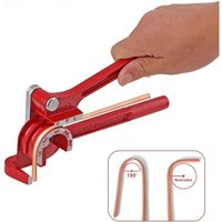 3-in-1-Rohrbiegegerät (manuell) Größen: 1/4", 5/16", 3/8", Hebeltyp, 180°-Biegung, Schwerlastbiegung, Kupfer, Messing, Aluminium und Baumetall für von ANDYOU