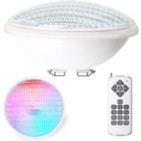 40W PAR56 LED-Poolleuchte, IP68 wasserdicht, RGB-Unterwasser-Poolleuchte, 12V DC/AC Farb-LED-Spot mit Fernbedienung, 7 einstellbare Farben, 12 von ANDYOU