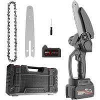 Akkubetriebene elektrische Kettensäge, kleine tragbare Kettensäge mit wiederaufladbaren Akkus, Astsäge, Astschneider, elektrisches Gartengerät von ANDYOU