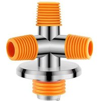 Bodenablaufschlauch für Waschmaschine, 2-in-1-T-Stück, Geruchsneutralisator, Spülbeckenablauf, Winkelschlauchverbinder von ANDYOU