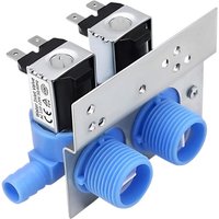 Doppelkopf-Magnetventil, 110–120 V Wassereinlass-Magnetventil für Waschmaschinen von ANDYOU