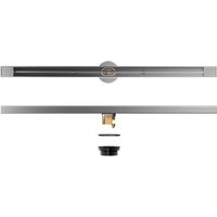 Duschablauf, Edelstahl, 70 cm lang, schlanker Ablauf mit drehbarem Siphon, Geruchsblocker und Haarfilter Duschablauf, Edelstahl, 70 cm lang, schlanker Ablauf mit drehbarem Siphon, Geruchsblocker und Haarfilter von ANDYOU