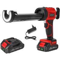 Elektrische Silikonpistole (18 V), elektrische Kartuschenpistole (1500 mAh), Silikonpistole mit LED-Beleuchtung von ANDYOU