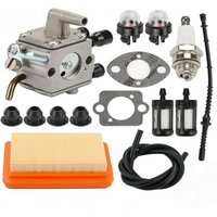 FS250 Vergaser für Stihl FS120, FS200, FS 250, FS300 Freischneider. Ersetzt die Zündspule 4134 120 0603 durch die Zündspule 4134 400 1301. von ANDYOU