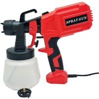 Farbspritzgerät, 400W HVLP Elektro-Farbspritzgerät, großer Tank mit Reinigungs- und Blasfunktion, für Möbel, Schränke von ANDYOU