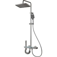 Graue Duschsäule – Höhenverstellbare Duschsäule mit 4 Modi, Duschkopf, Massagedüse, Armatur, Duschkopf Graue Duschsäule – Höhenverstellbare Duschsäule mit 4 Modi, Duschkopf, Massagedüse, Armatur, Duschkopf von ANDYOU