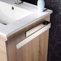 Handtuchhalter ohne Bohren, Handtuchring fürs Badezimmer, selbstklebender Handtuchhalter aus gebürstetem Edelstahl, 37 cm von ANDYOU