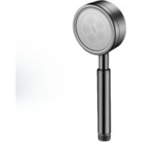 Hochdruck-Duschkopf aus Edelstahl 304, mit Halterung, Duschkopf für Badezimmer, einfache Montage – Grau von ANDYOU