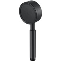 Hochdruck-Duschkopf aus Edelstahl 304, mit Halterung, Duschkopf für Badezimmer, einfache Montage – Schwarz von ANDYOU