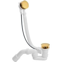 Komplettes 900-mm-Badewannenablaufset mit Hochleistungssiphon und Metallabdeckung, goldfarben von ANDYOU