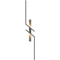 LED-Wandleuchte für den Innenbereich, 80 cm, 12 W, moderne Acryl-Wandleuchte mit warmweißem Licht (3000 K), Schwarz von ANDYOU