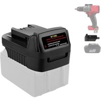 MT18ML Akkuadapter für Makita auf Milwaukee, Adapter wandelt Makita 18V LXT Akku um MT18ML Akkuadapter für Makita auf Milwaukee, Adapter wandelt Makita 18V LXT Akku um von ANDYOU