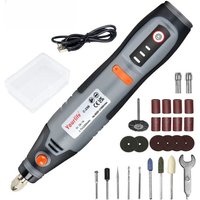 Mini-Akku-Rotationswerkzeug, tragbarer Akku-Schleifer mit 3 Geschwindigkeiten, vielseitiger elektrischer Polier- und Schnitzstift zum Schnitzen, Mini-Akku-Rotationswerkzeug, tragbarer Akku-Schleifer mit 3 Geschwindigkeiten, vielseitiger elektrischer Polier- und Schnitzstift zum Schnitzen, von ANDYOU