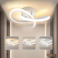Minimalistische LED-Deckenleuchte für Schlafzimmer, Treppenhäuser, Balkone und Eingangsbereiche – Weiß dreifarbig, dreifarbig und farbwechselnd Minimalistische LED-Deckenleuchte für Schlafzimmer, Treppenhäuser, Balkone und Eingangsbereiche – Weiß dreifarbig, dreifarbig und farbwechselnd von ANDYOU