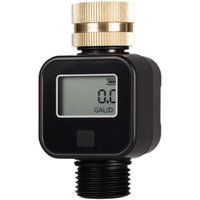 Praktischer Wasserzähler für den Garten, 4 Wasserverbrauchssteuerungsmodi, digitaler Durchflussmesser von ANDYOU